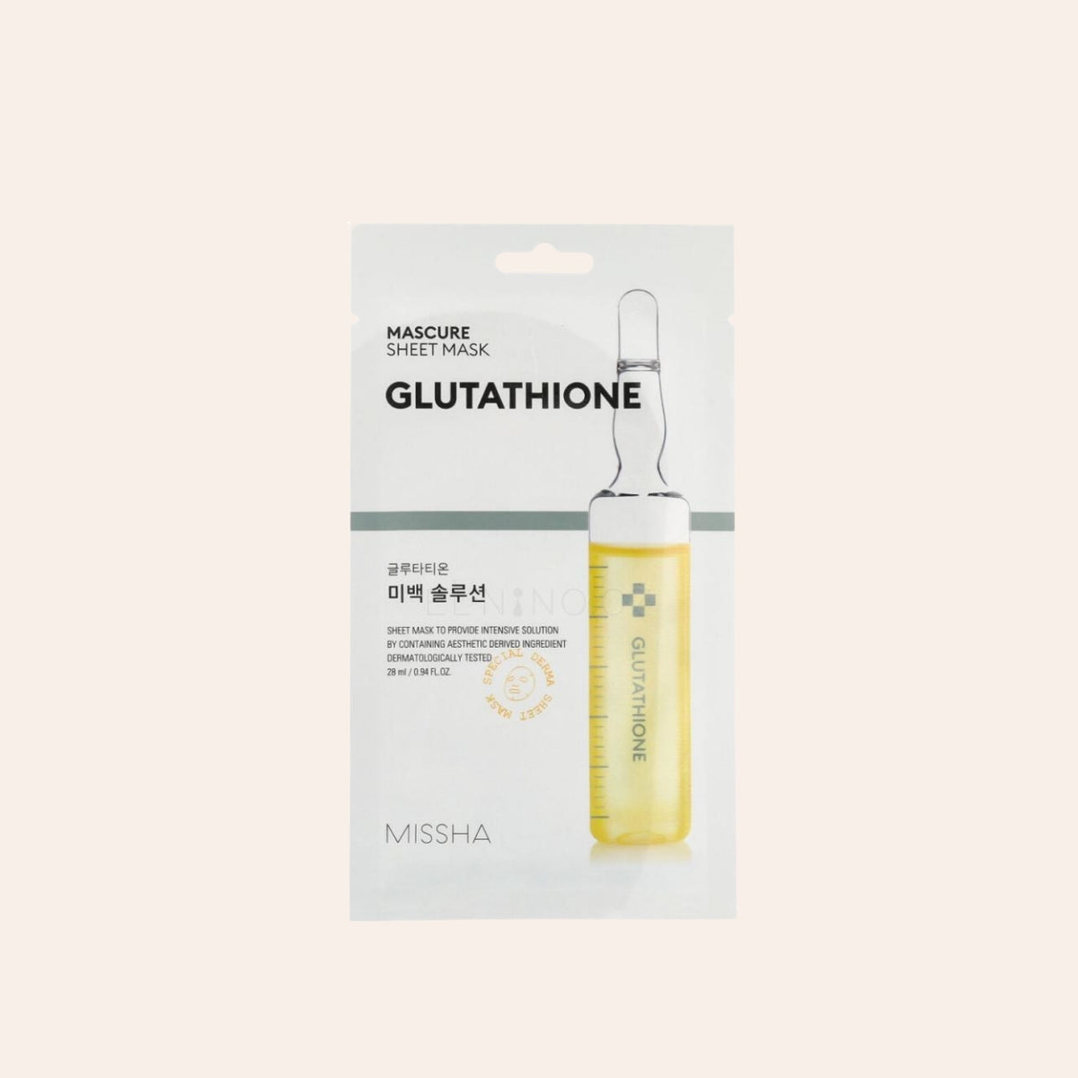 Missha Glutathione platnena maska 28 ml