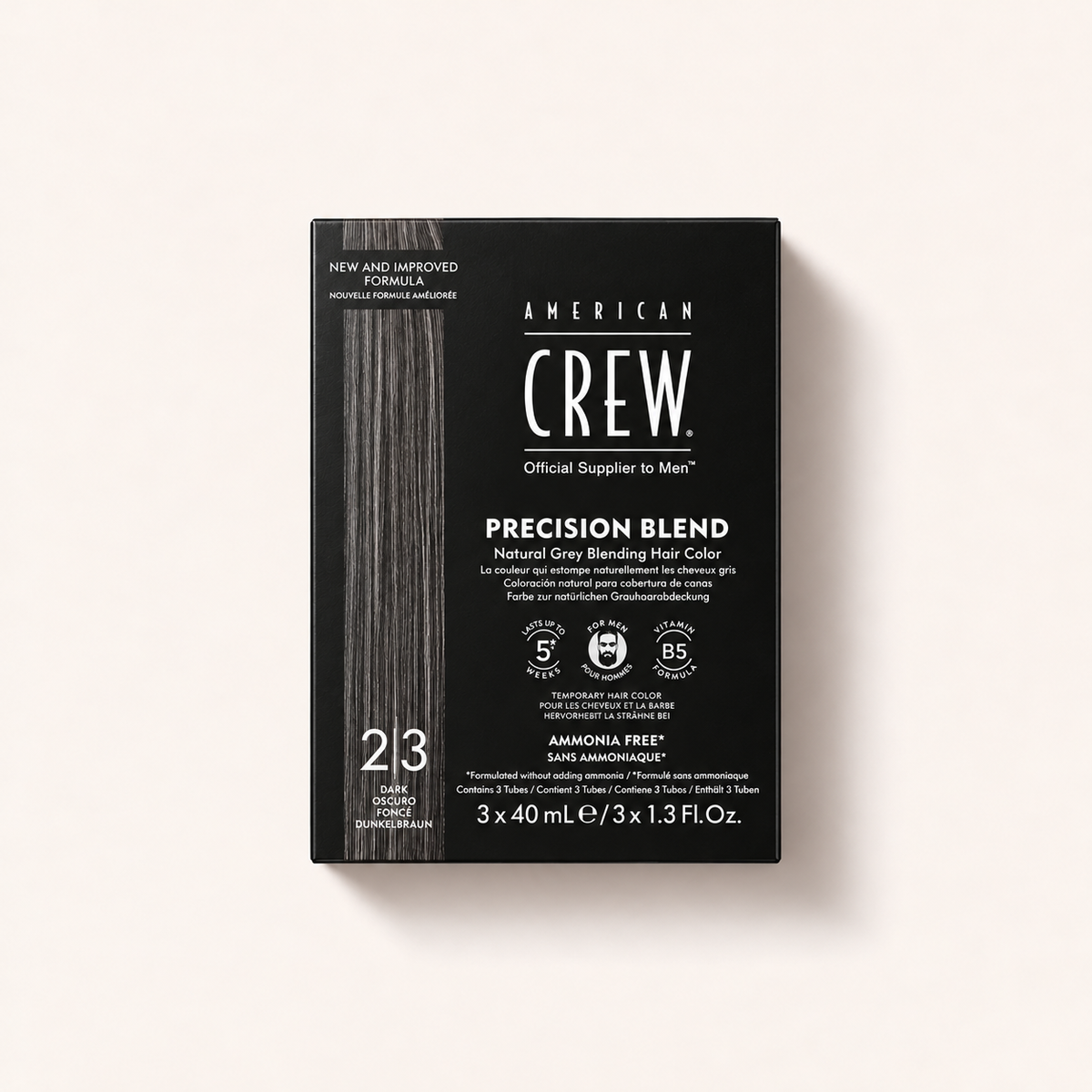 American Crew Precision Blend Natural Grey Blending Hair Color 120 ml – barva na vlasy – MrRizz