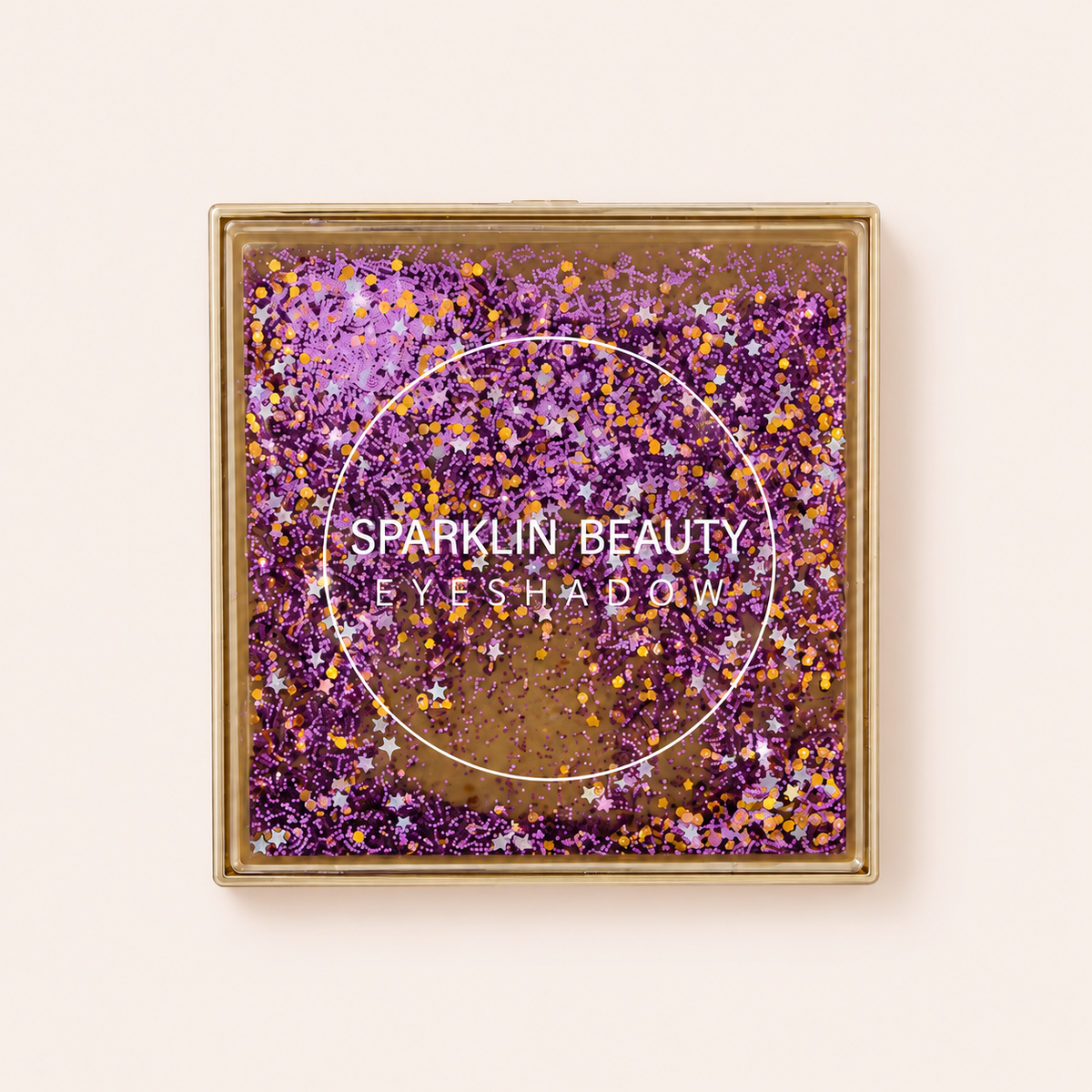 2K Sparklin Beauty 14,72 g – třpytivá paletka očních stínů se zlatým rámem – MrRizz