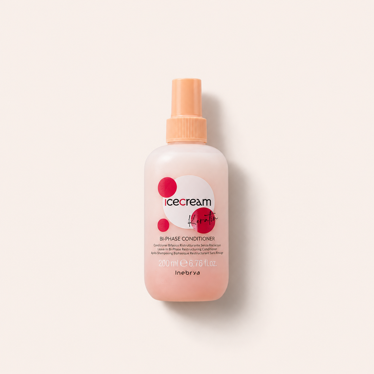 Inebrya Ice Cream Keratin Bi-Phase Conditioner 200 ml – kondicionér – MrRizz