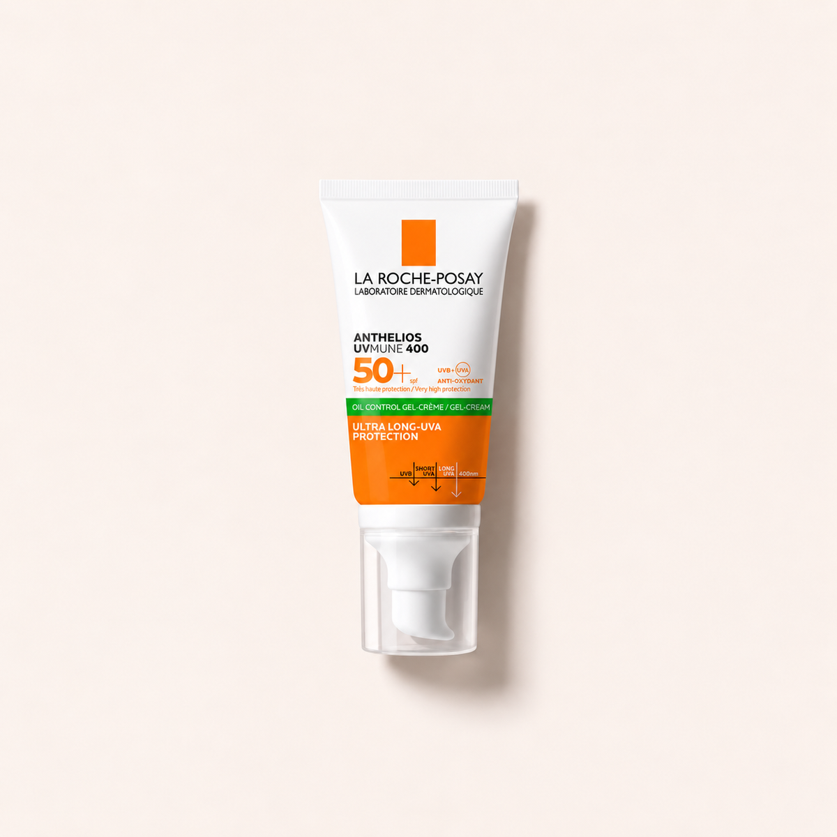 La Roche-Posay Anthelios UVMUNE 400 Oil Control Gel-Cream 50 ml – opalovací přípravek na obličej – MrRizz