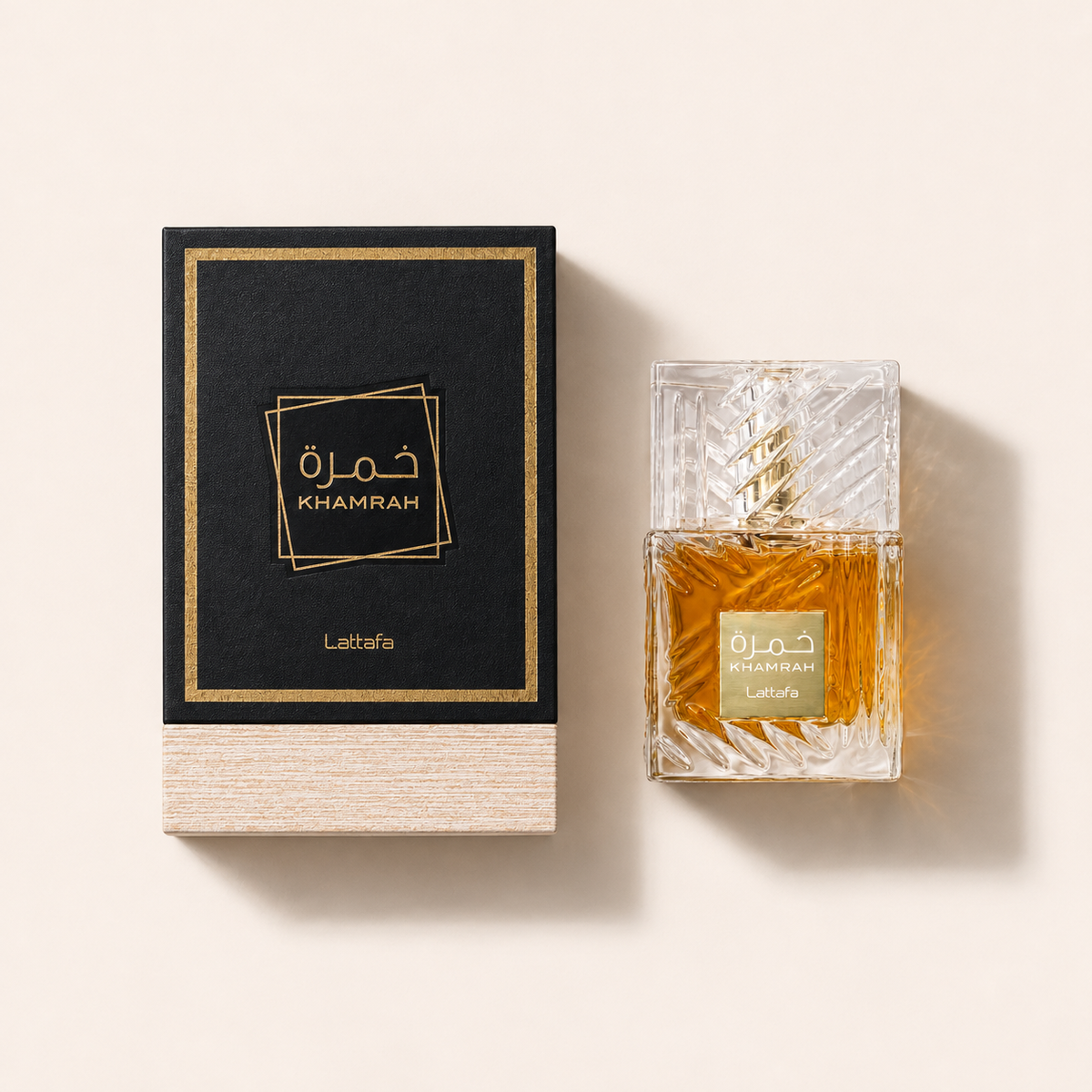 Lattafa Khamrah EDP 100 ml – produkt a balení