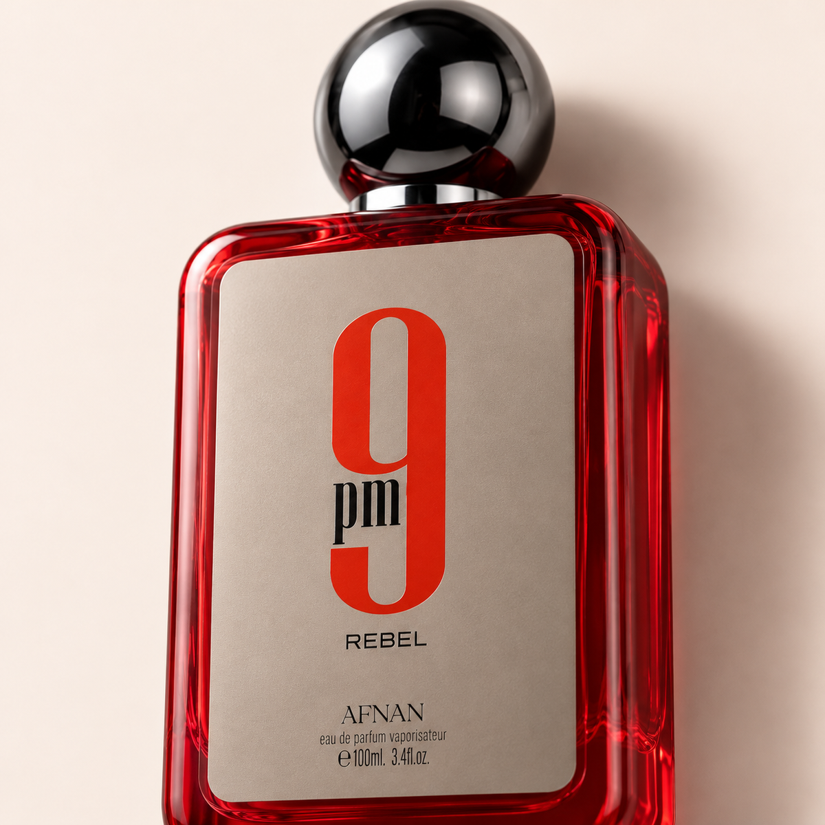 Afnan 9pm Rebel EDP 100 ml – detail flakonu
