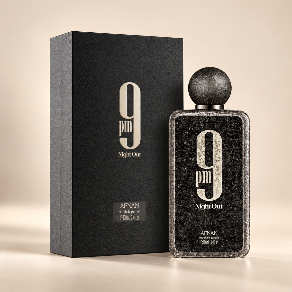 Afnan 9pm Night Out Extrait 100 ml – produkt a balení