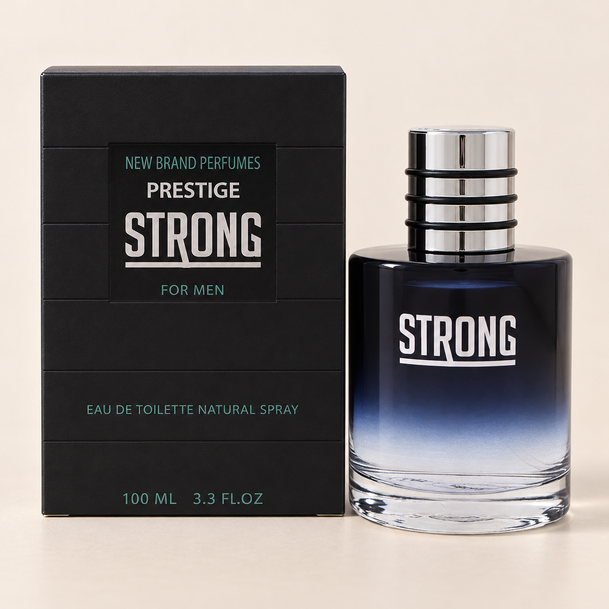New Brand Parfums Prestige Strong EDT 100 ml – produkt a balení