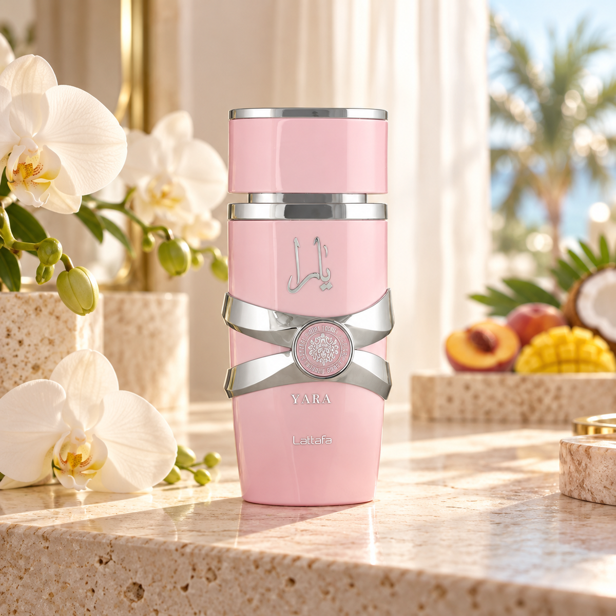 Lattafa Yara EDP 100 ml – produkt v prostředí