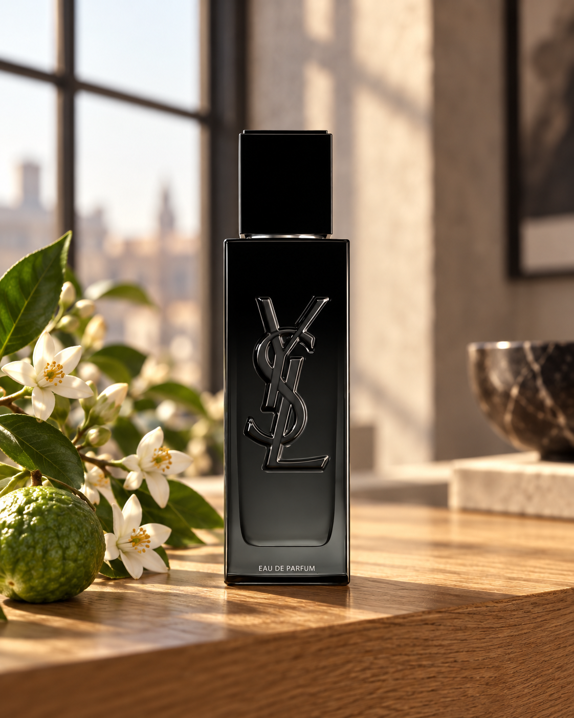 Yves Saint Laurent MYSLF EDP 60 ml – produkt v prostředí