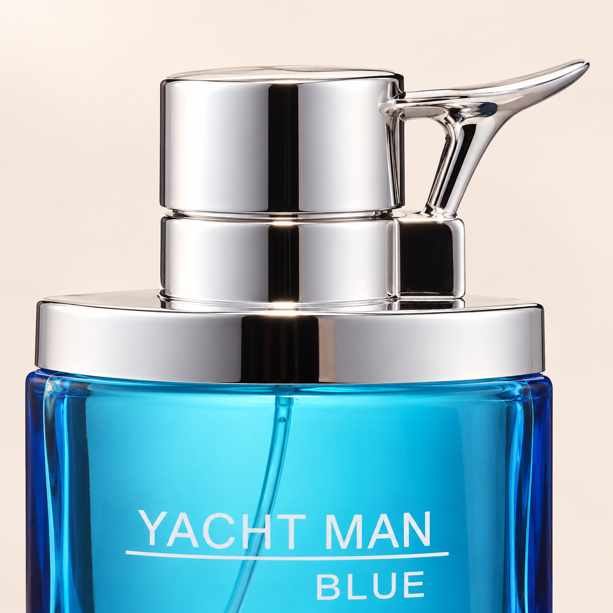 Myrurgia Yacht Man Blue EDT 100 ml – detail flakonu
