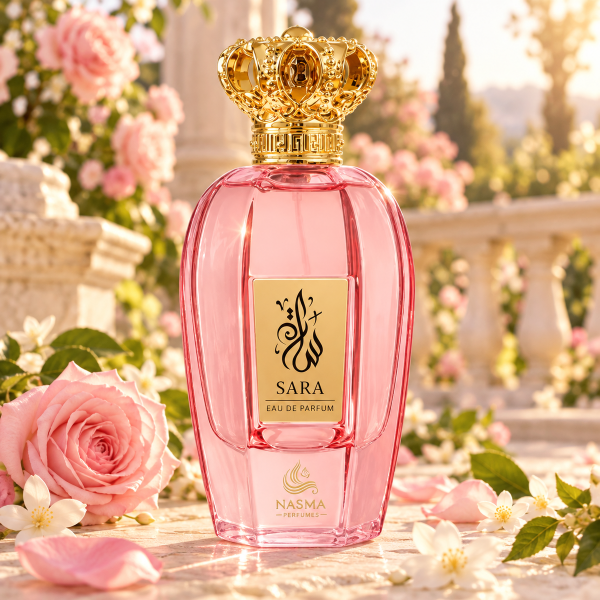 Nasma Sara EDP 100 ml – produkt v prostředí