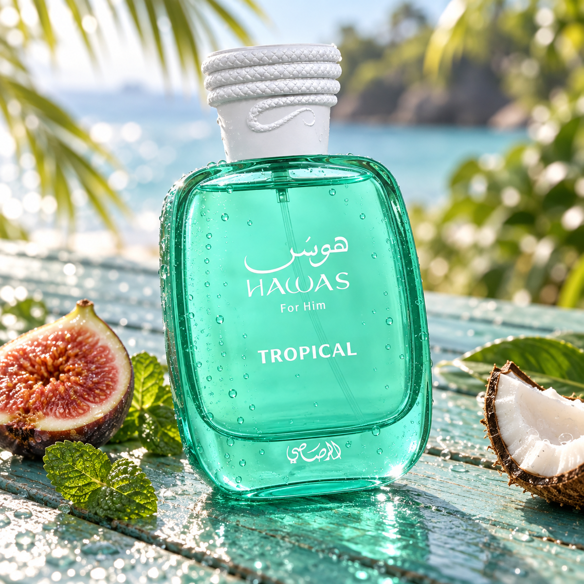 Rasasi Hawas Tropical EDP 100 ml – produkt v prostředí