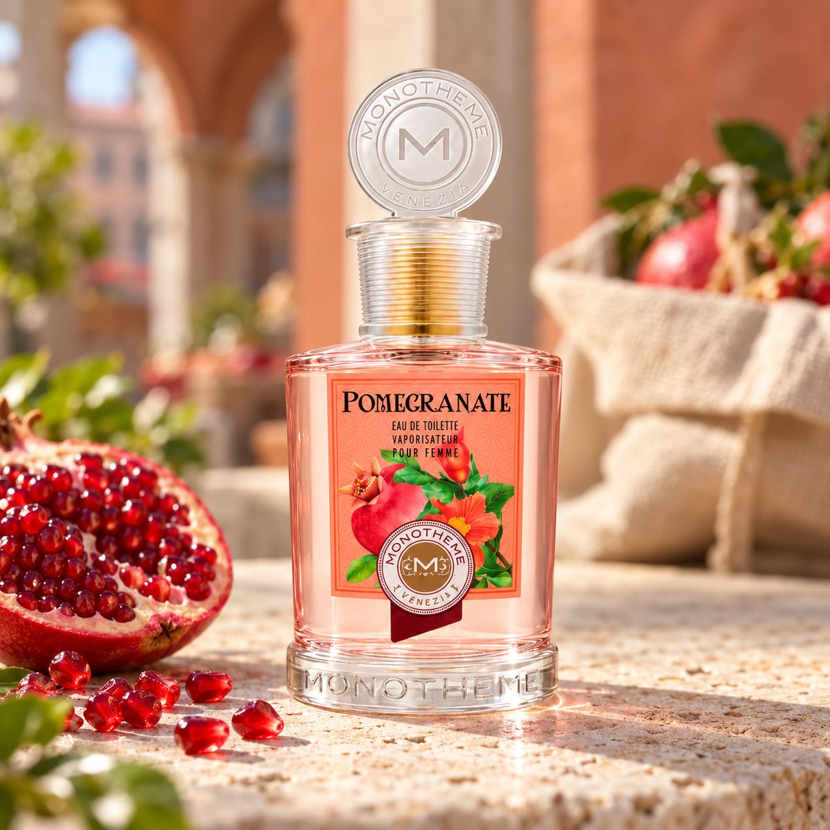 Monotheme Pomegranate 100 ml v kreativním zátiší – MrRizz