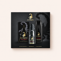 Scorpio Noir Absolu dárková sada EDT 75 ml + deodorant 150 ml + sprchový gel 250 ml – produktová fotografie MrRizz