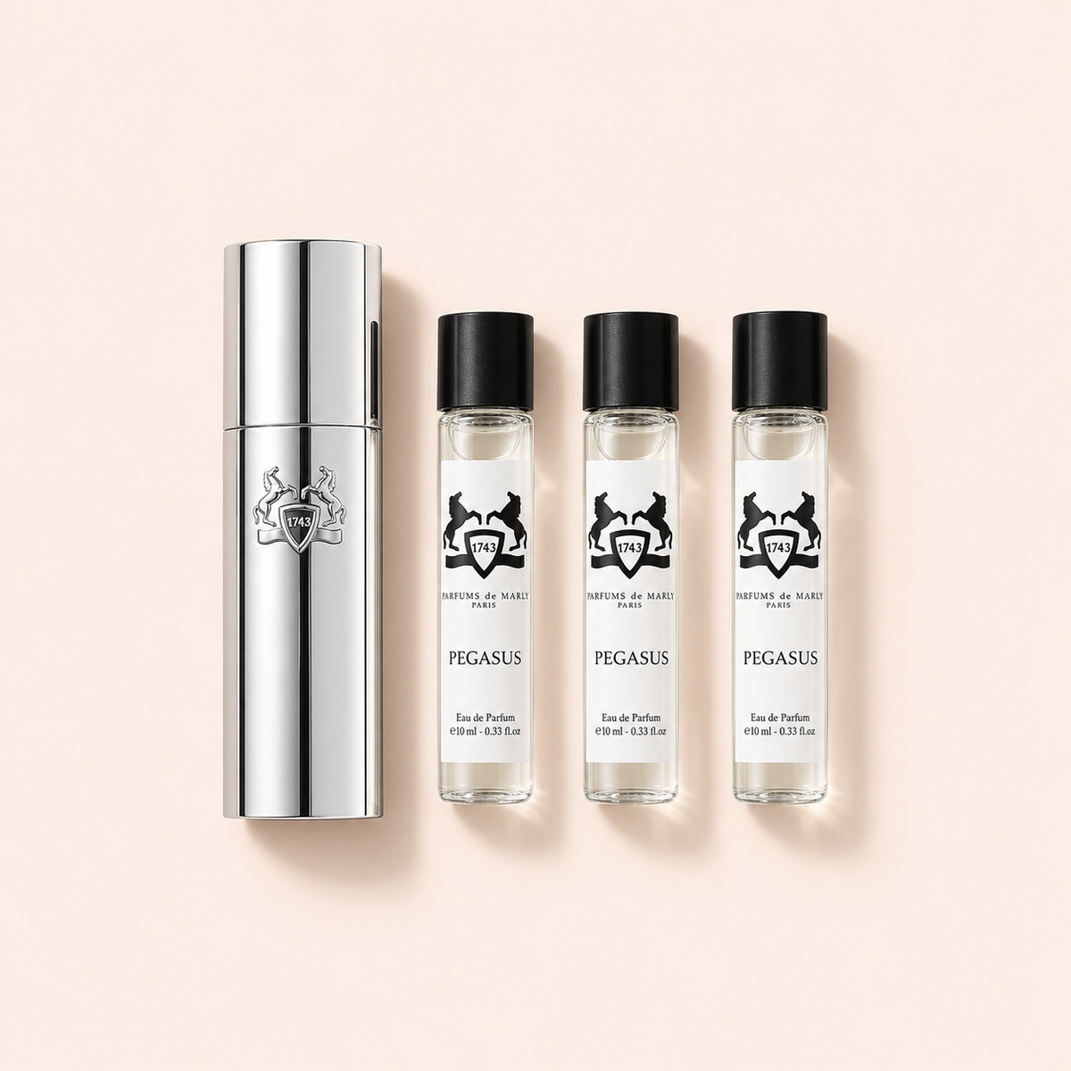 Parfums de Marly Pegasus EDP cestovní sada 3×10 ml + pouzdro – MrRizz