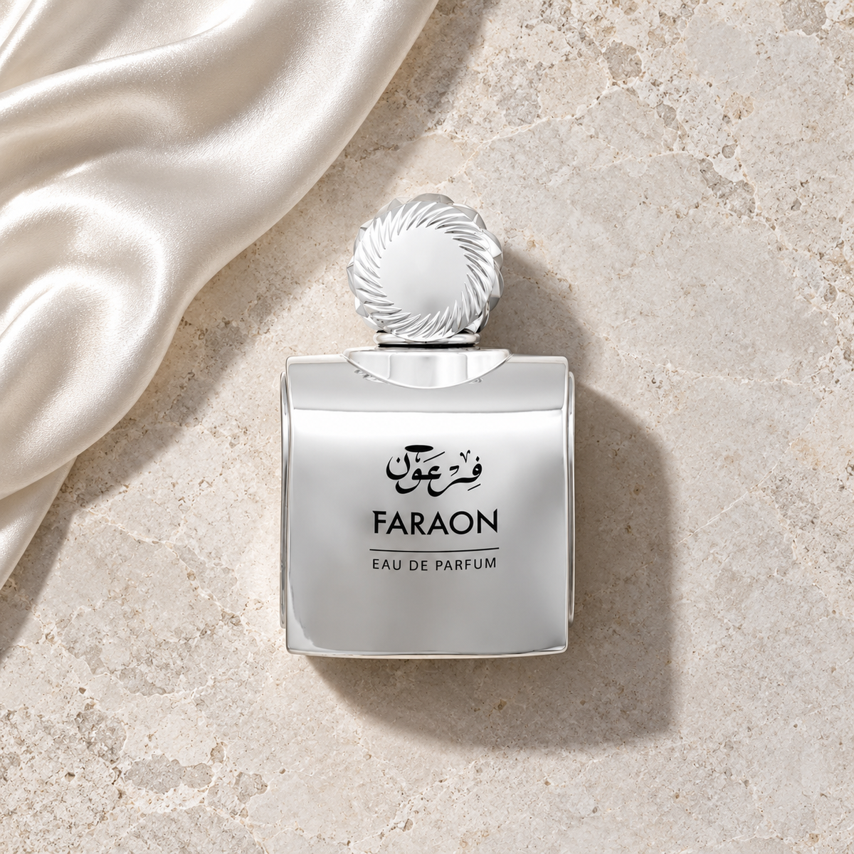Nasma Faraon EDP 100 ml – parfém v prostředí, pohled shora s bočním stínem
