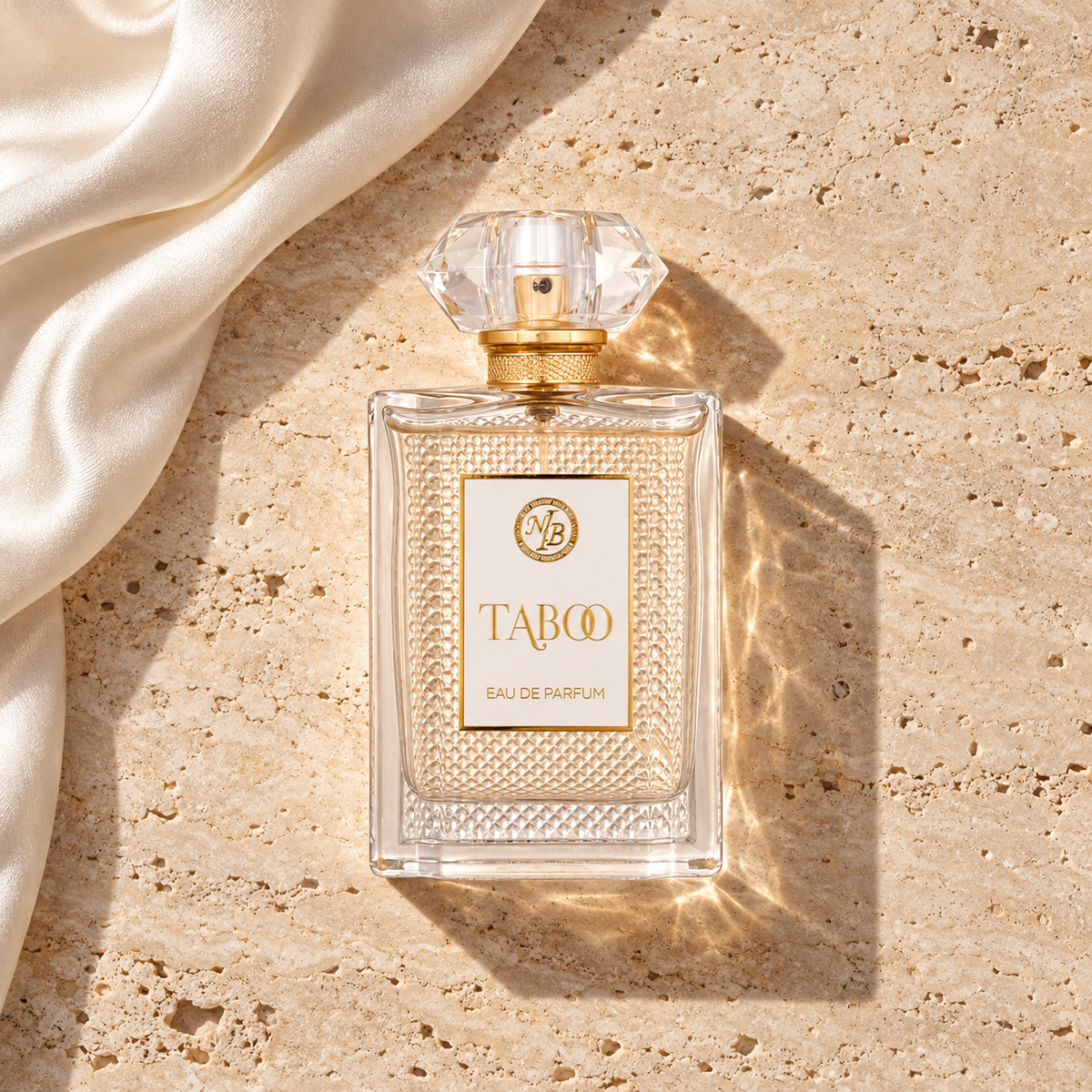 New Brand Parfums Intense Taboo 100 ml – parfém v prostředí, pohled shora s bočním stínem