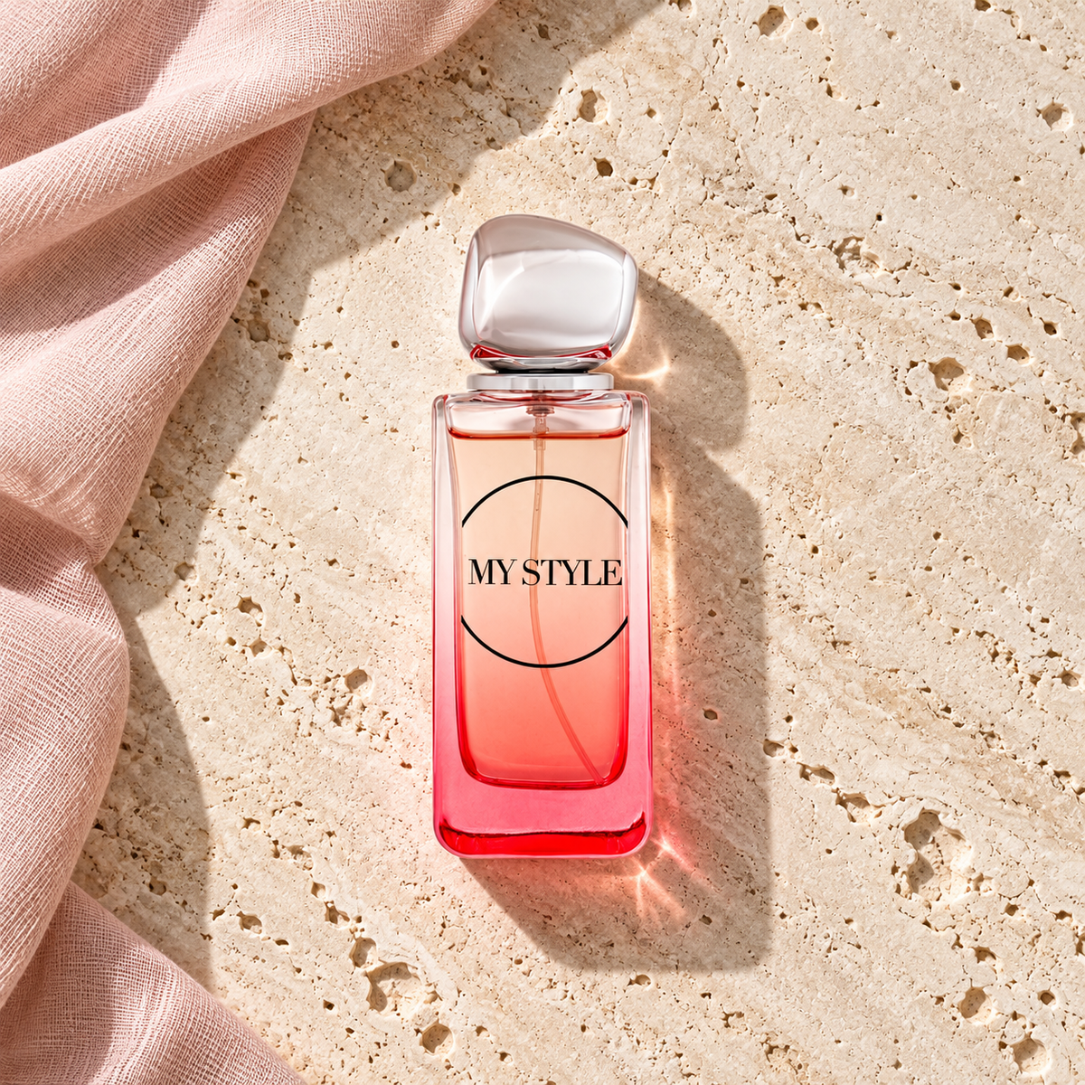 New Brand Parfums Prestige My Style 100 ml – parfém v prostředí, pohled shora s bočním stínem