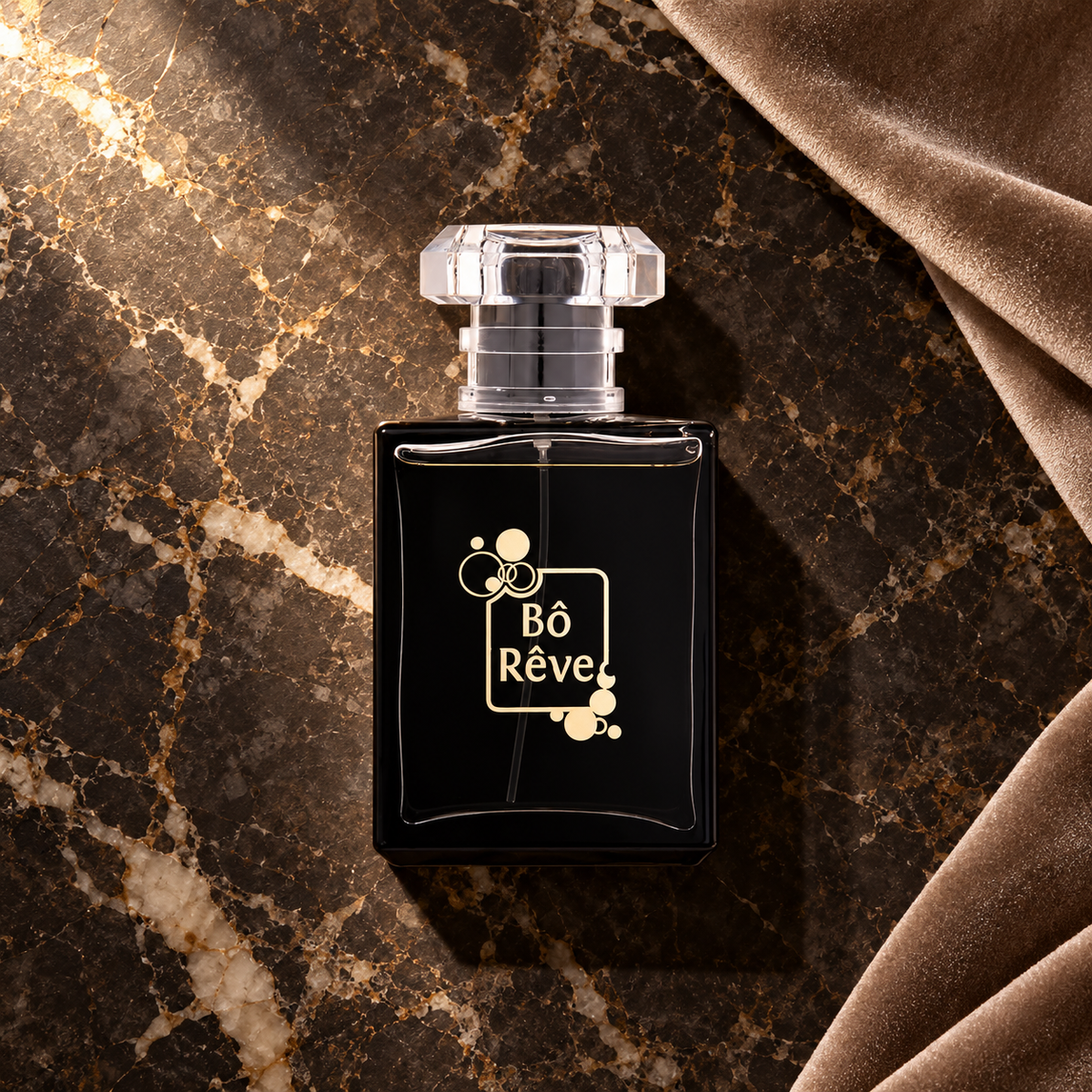 New Brand Parfums Bo Reve 100 ml – parfém v prostředí, pohled shora s bočním stínem