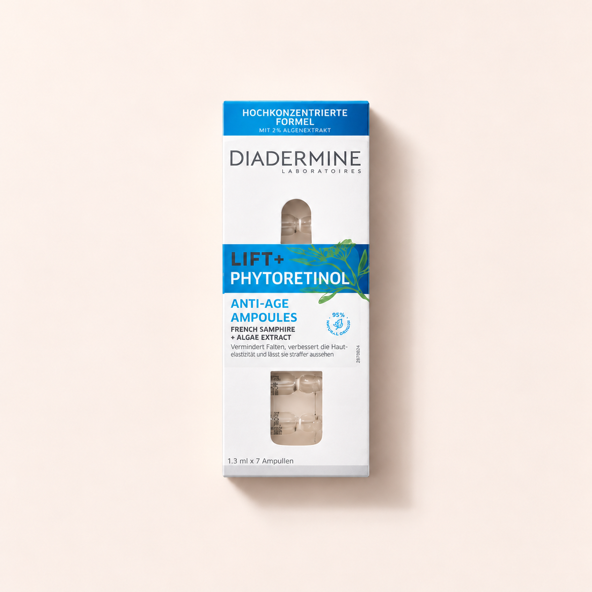 Diadermine Lift+ Phytoretinol Anti-Age Ampoules 7x1,3 ml – titulní produktová fotografie – MrRizz