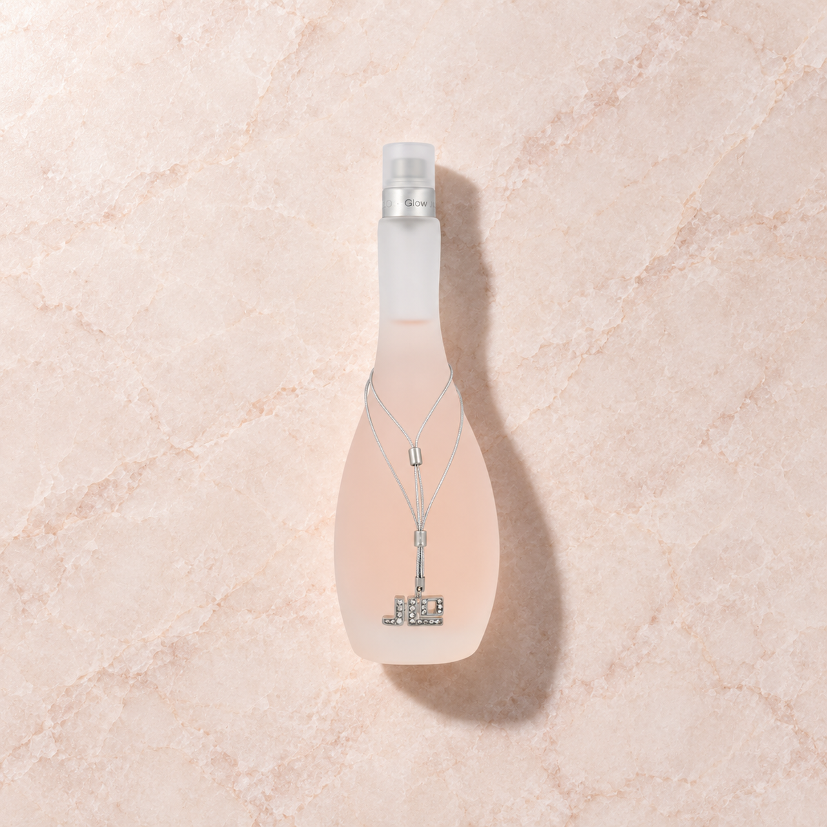 Jennifer Lopez Glow By JLo EDT 100 ml – parfém v prostředí, pohled shora s bočním stínem