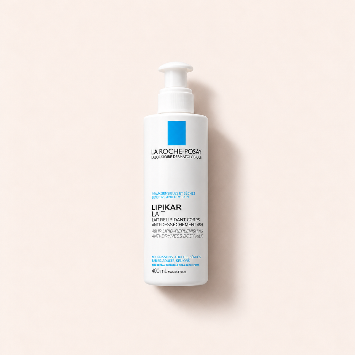 La Roche-Posay Lipikar Lait Anti-Dryness 400 ml – titulní produktová fotografie – MrRizz