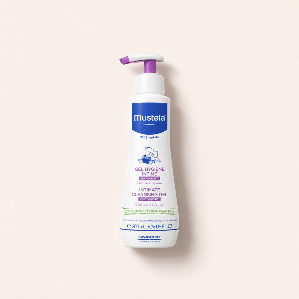 Mustela Bébé Intimate 200 ml – intimní hygiena – MrRizz