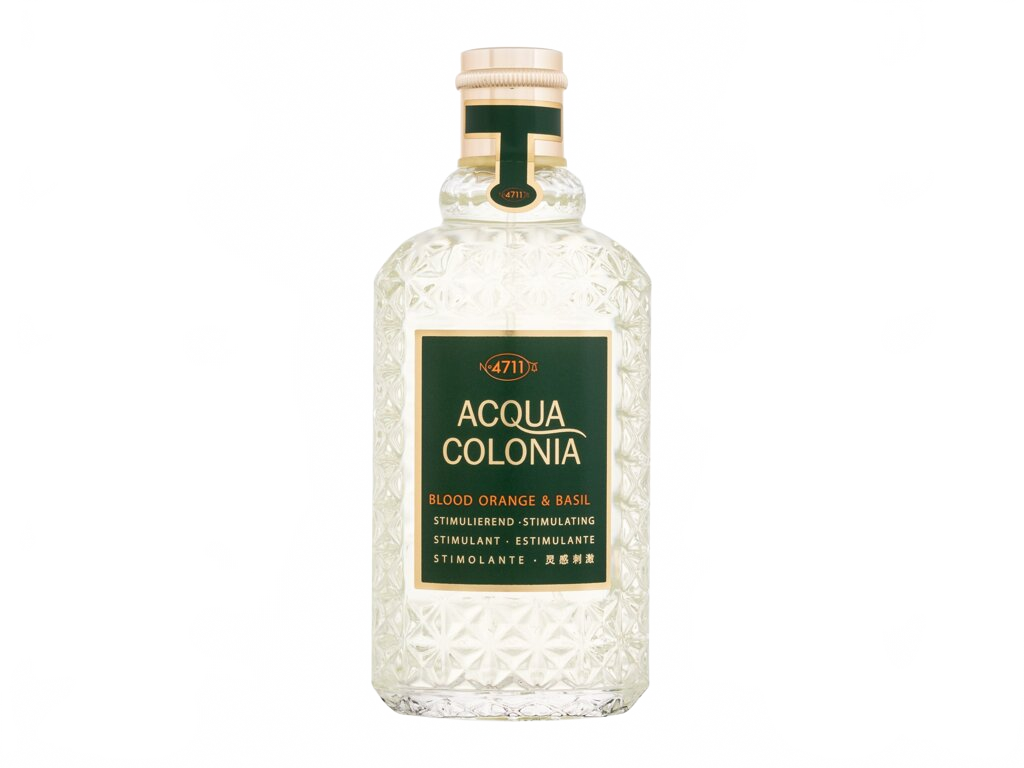 Flakon 4711 Acqua Colonia Blood Orange & Basil Kolínská voda 170 ml na béžovém pozadí – MrRizz