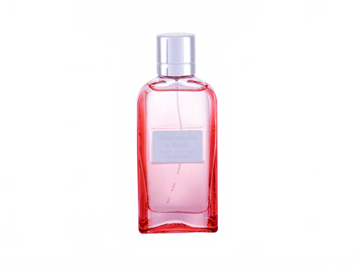 Flakon Abercrombie & Fitch First Instinct Together EDP 50 ml na béžovém pozadí – MrRizz