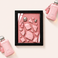 Parfémový obraz Parfums de Marly Delina Exclusif v černém rámu – profesionální ilustrační fotografie