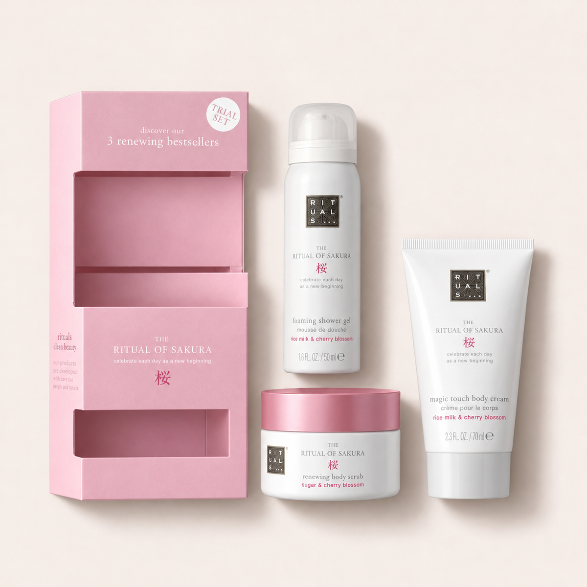Rituals The Ritual Of Sakura 3 Renewing Bestsellers 50 ml – sprchová pěna – MrRizz