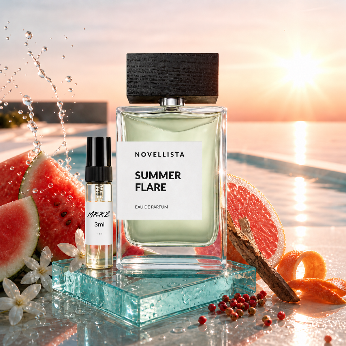 Novellista Summer Flare – původní zátiší s 3ml vzorkem MrRizz