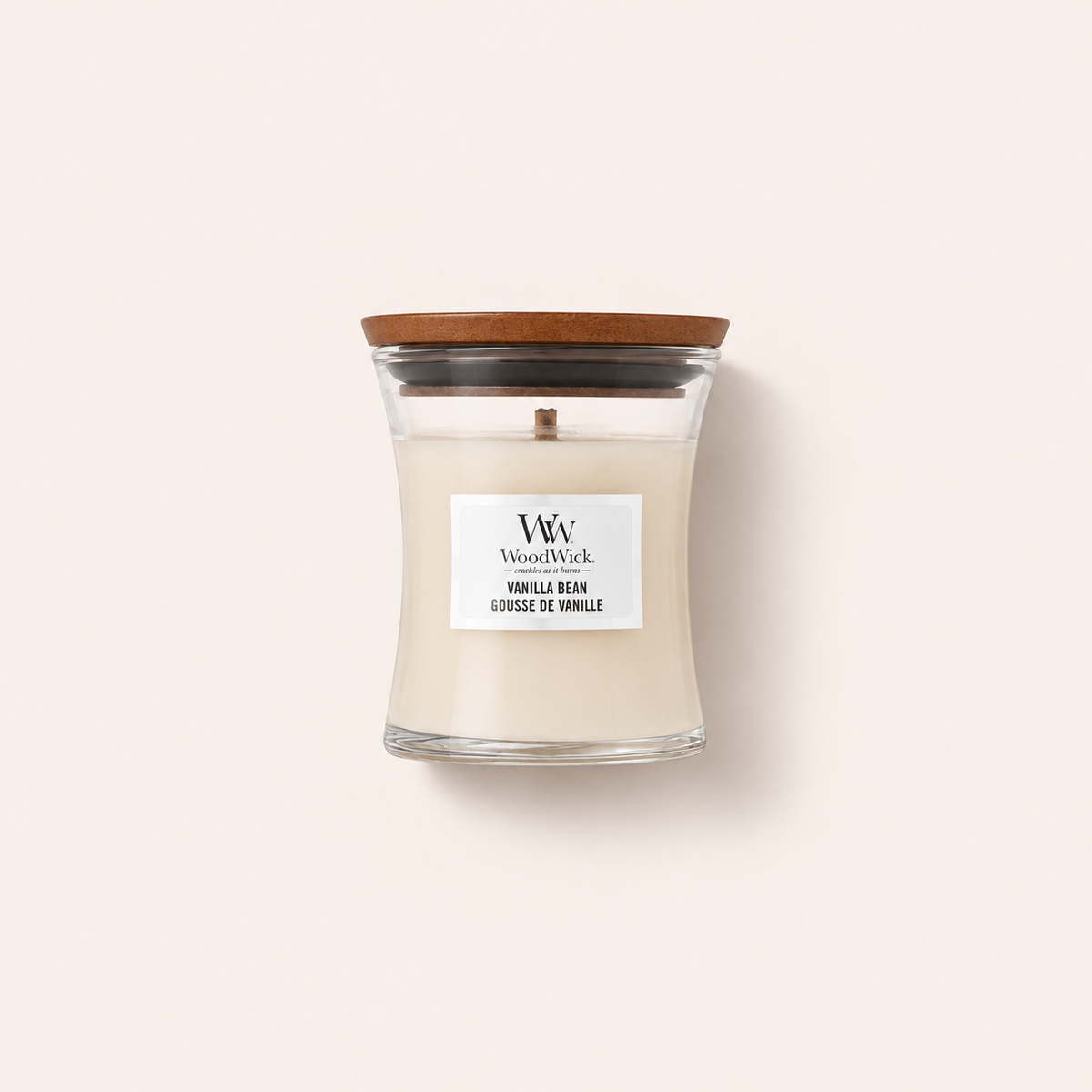 WoodWick Vanilla Bean 85 ml – vonná svíčka – MrRizz