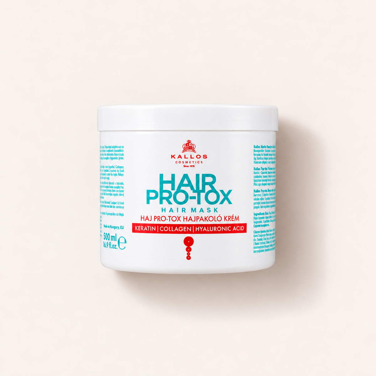 Titulní fotografie masky na vlasy Kallos Hair Pro-Tox 500 ml – MrRizz