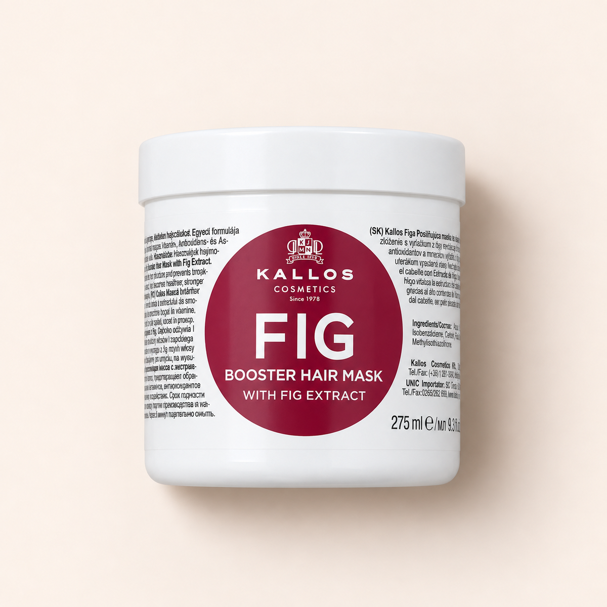 Kallos Cosmetics Fig – maska na vlasy 275 ml – MrRizz