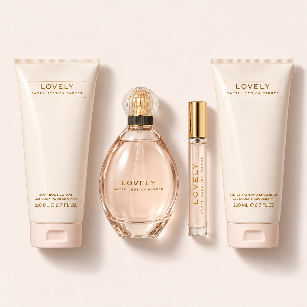 Sarah Jessica Parker Lovely, dárková sada čtyř produktů – MrRizz