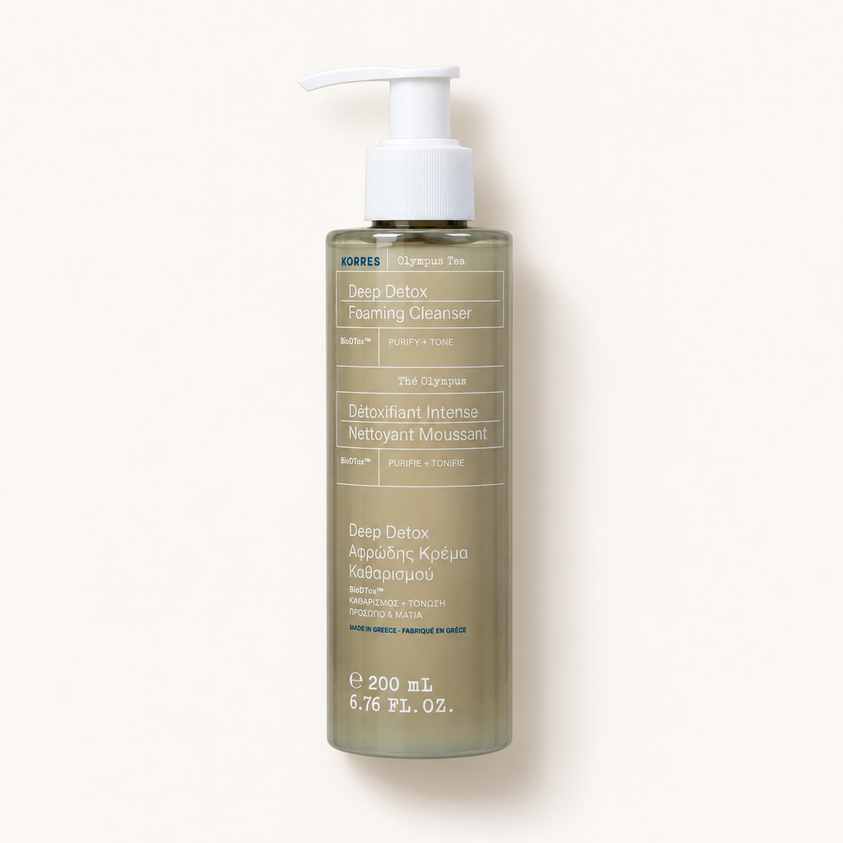 Korres Olympus Tea Deep Detox Foaming Cleanser 200 ml