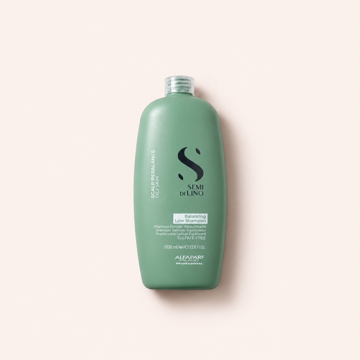 ALFAPARF MILANO Semi Di Lino Balancing Low Shampoo 1000 ml – titulní produktová fotografie – MrRizz