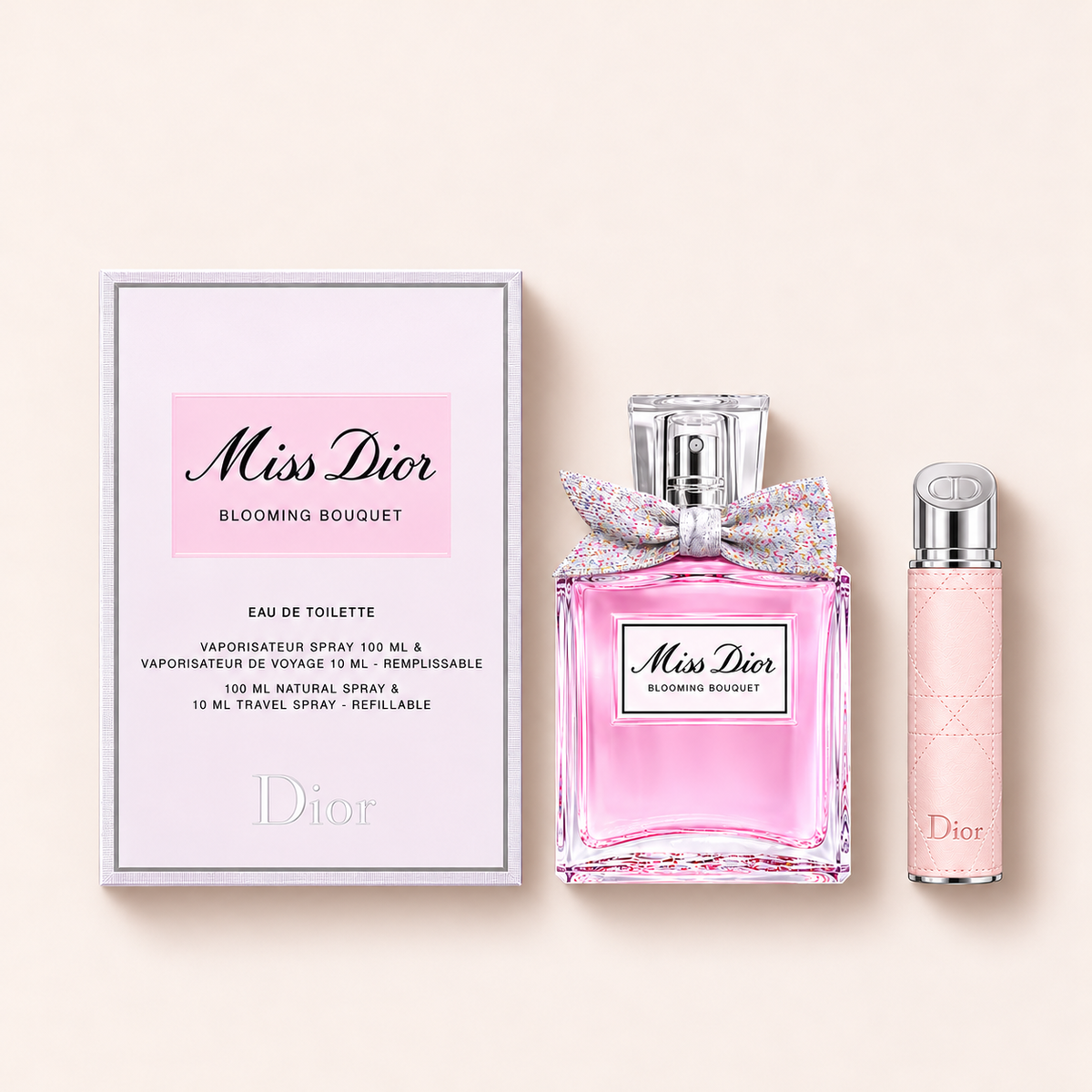 Dior Miss Dior Blooming Bouquet dárkový set EDT 100 ml a cestovní sprej 10 ml – MrRizz