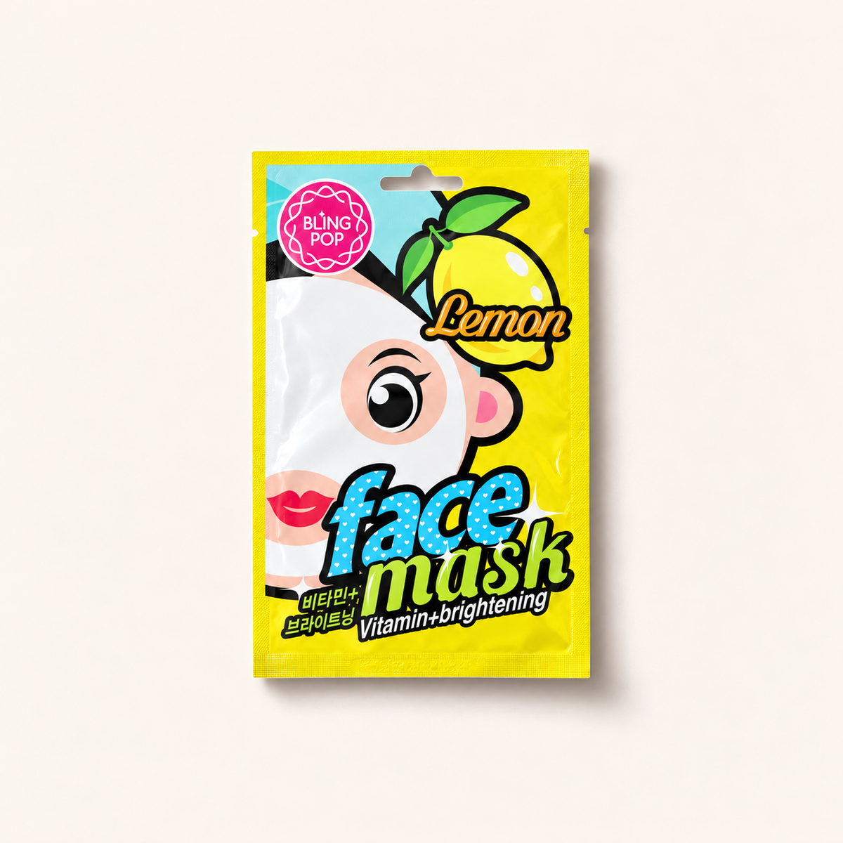Bling Pop Face Mask Lemon Vitamin + Brightening 20 ml – MrRizz