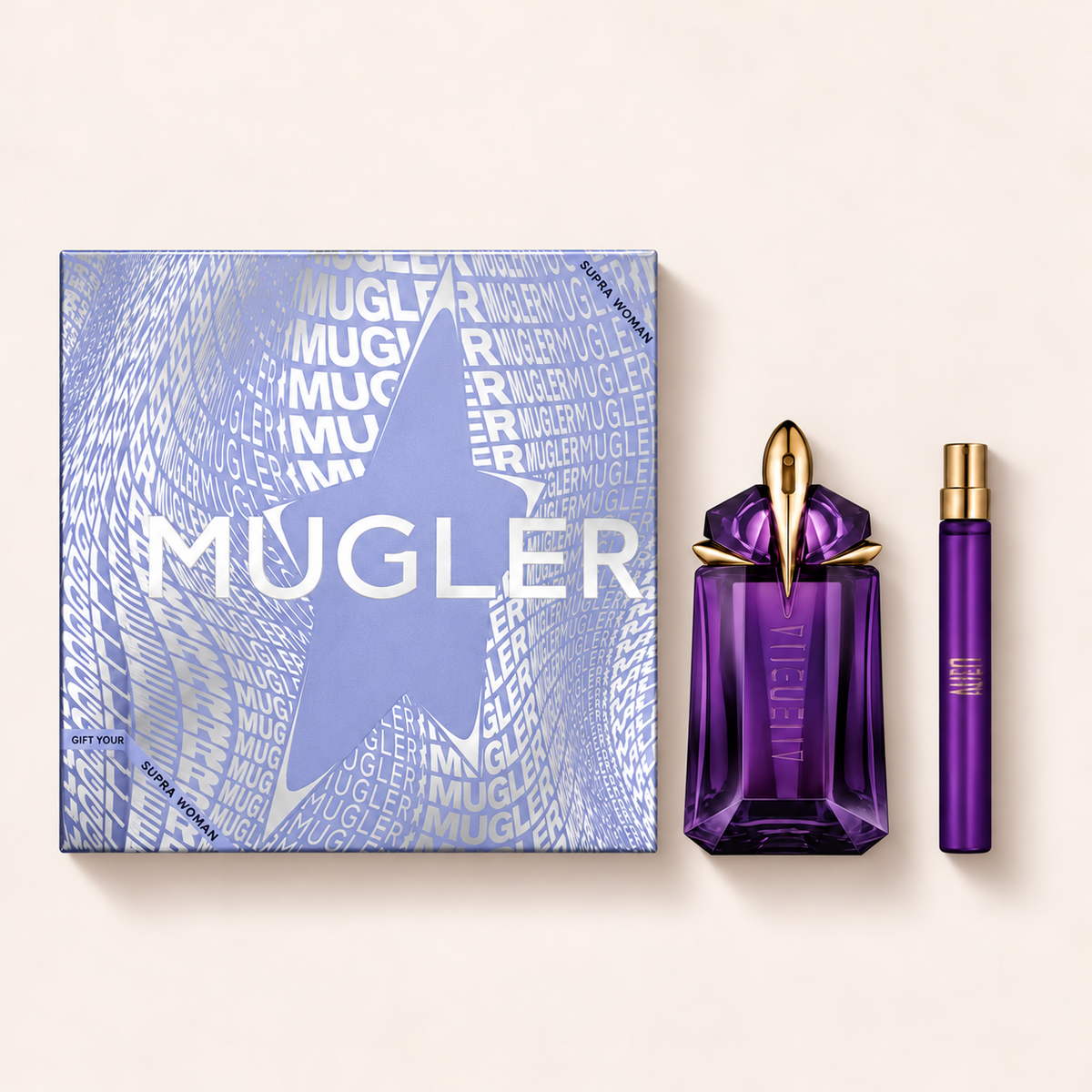 Dárková sada Mugler Alien, parfémovaná voda 60 ml a cestovní sprej 10 ml – MrRizz