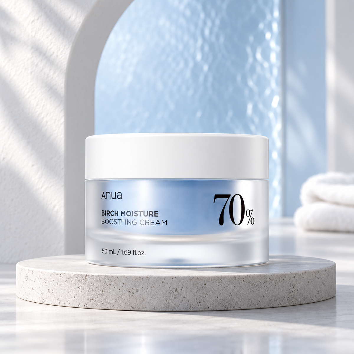 Anua Birch Moisture Boosting Cream 50 ml v prostředí hydratační péče – MrRizz