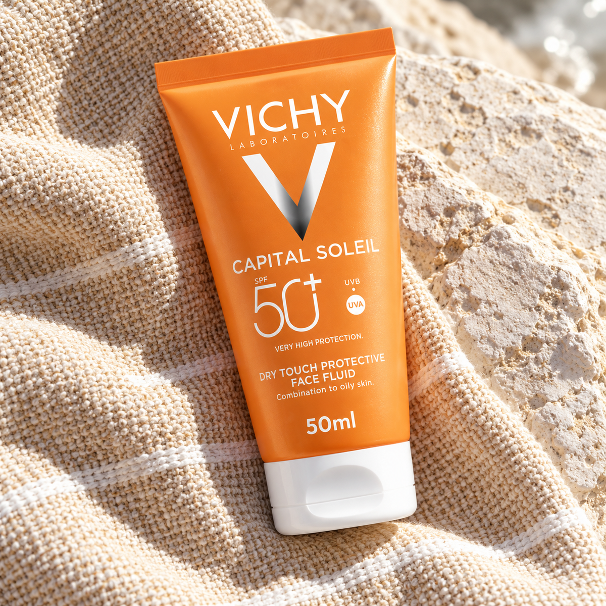 Vichy Capital Soleil Dry Touch Protective Face Fluid 50 ml – atmosférická fotografie – MrRizz