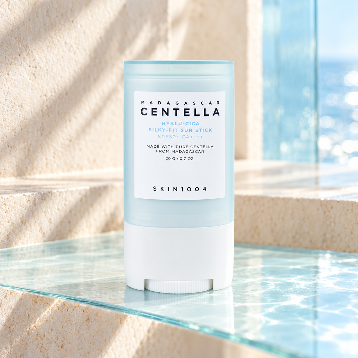 SKIN1004 Hyalu-Cica Silky-Fit Sun Stick 20 ml – atmosférická fotografie – MrRizz