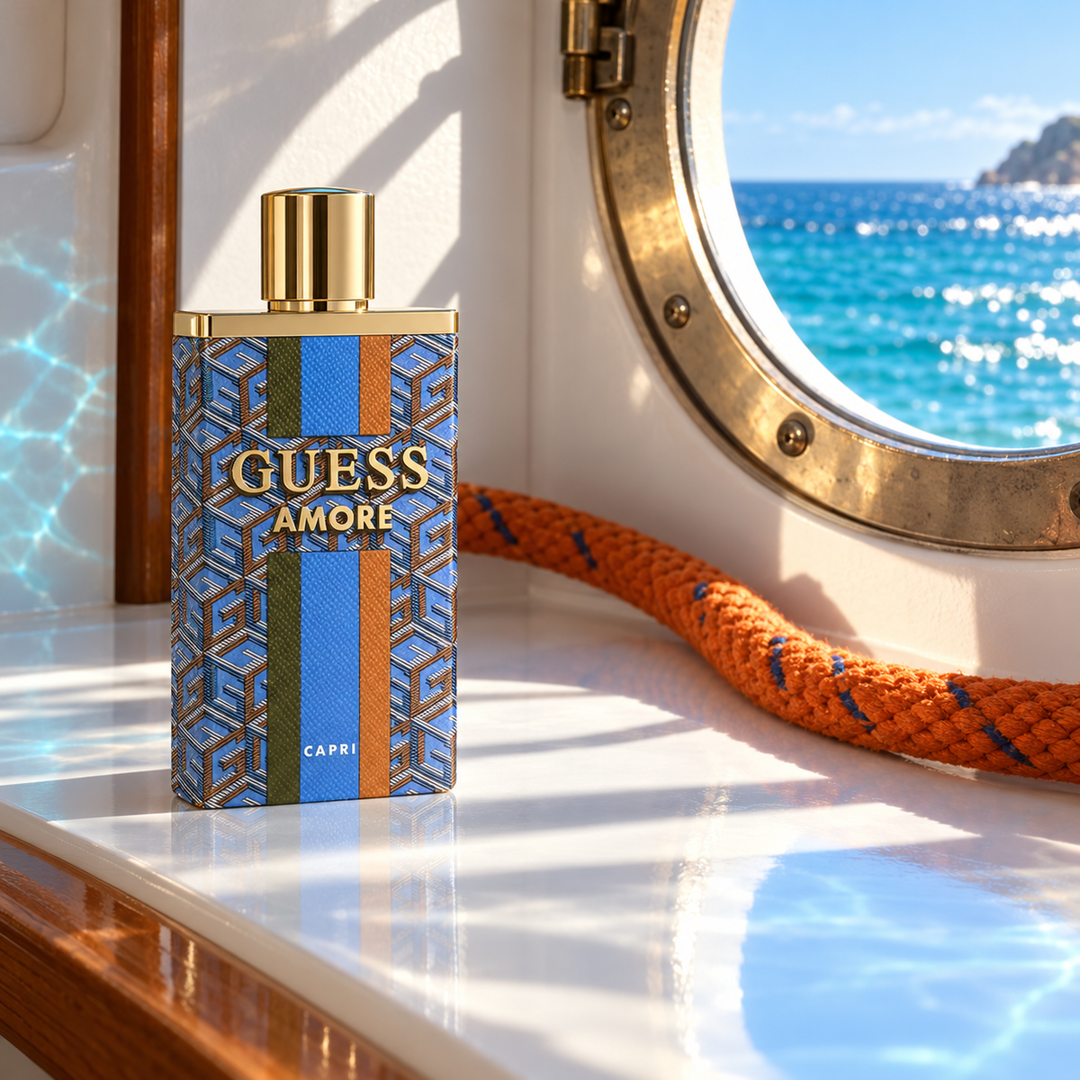 GUESS Amore Capri EDT 100 ml – atmosférická fotografie – MrRizz