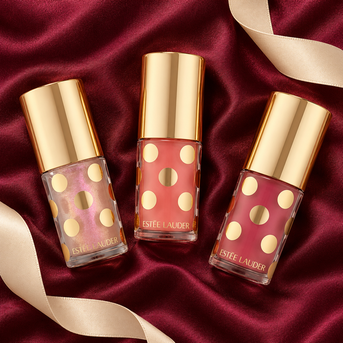 Estée Lauder Sheer Wonders Limited Edition Lip Oil Trio 3 × 4,5 ml – atmosférická fotografie – MrRizz