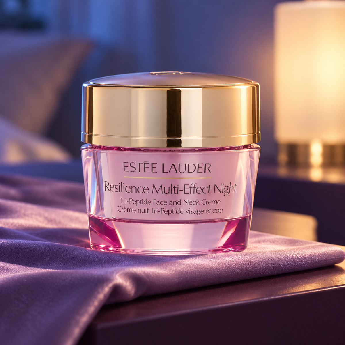 Estée Lauder Resilience Multi-Effect Night Tri-Peptide Face And Neck Creme 50 ml – atmosférická fotografie – MrRizz