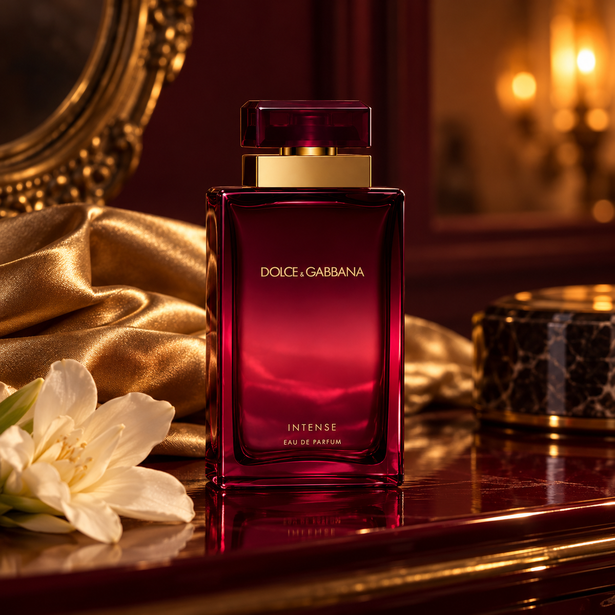 Dolce&Gabbana Pour Femme Intense EDP 50 ml – atmosférická fotografie – MrRizz