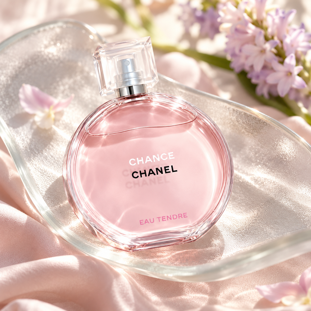 Chanel Chance Eau Tendre EDT 100 ml – atmosférická fotografie – MrRizz