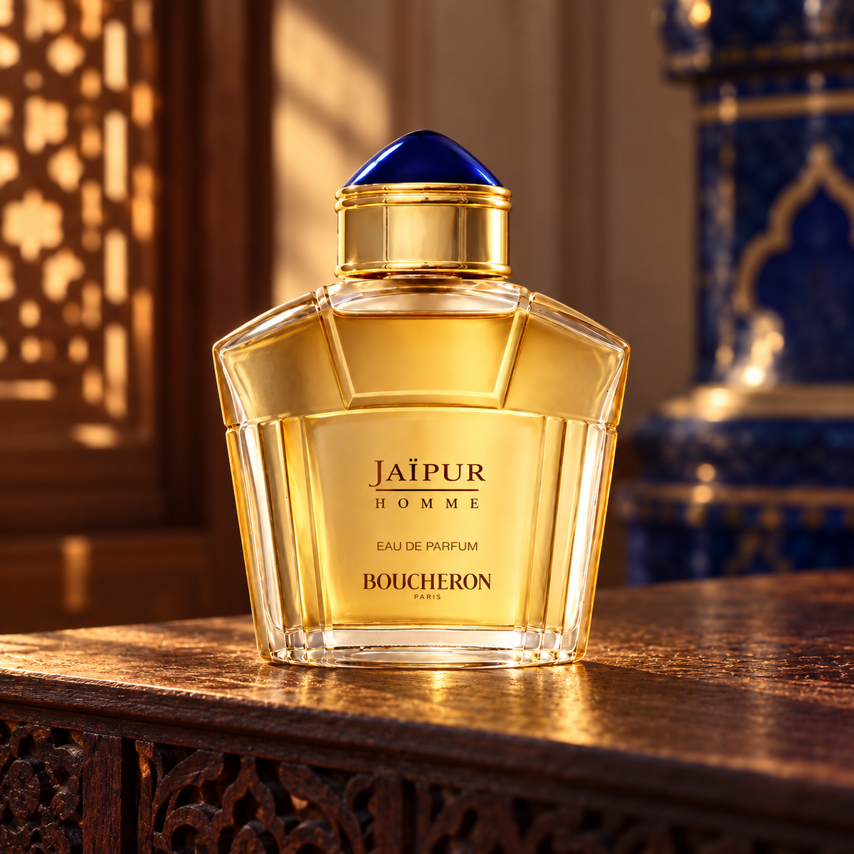 Boucheron Jaïpur Homme EDP 100 ml – atmosférická fotografie – MrRizz