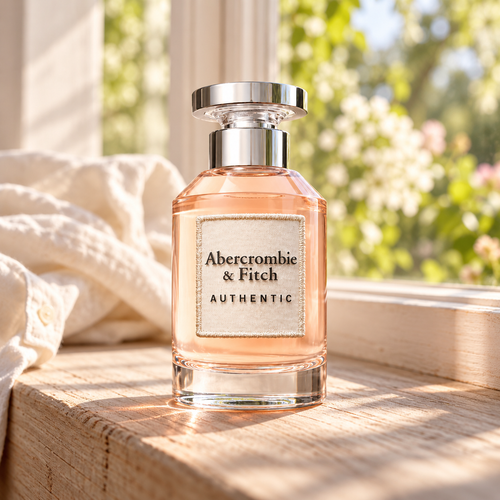 Abercrombie & Fitch Authentic Woman EDP 100 ml – atmosférická fotografie – MrRizz