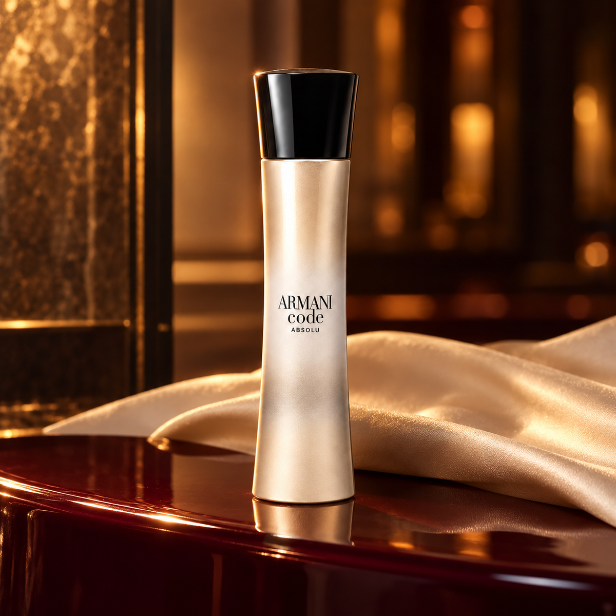 Giorgio Armani Code Absolu 50 ml – atmosférická fotografie – MrRizz
